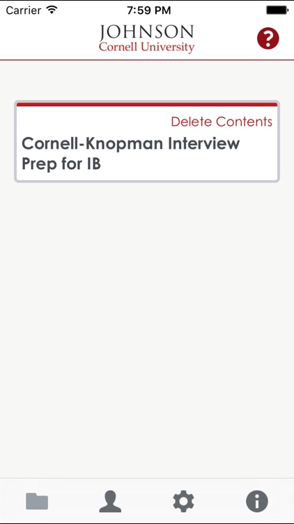 Cornell-Knopman Interview Prep for IB