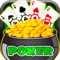 Lucky Gold Coins Treasure Stars Bonus Casino Video Poker HD Pro - Offline Free Game Vegas Friends Wheel Clan Edition