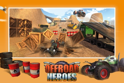 An Offroad Heroes Gold: Action Destruction Rally Racing 3D screenshot 2