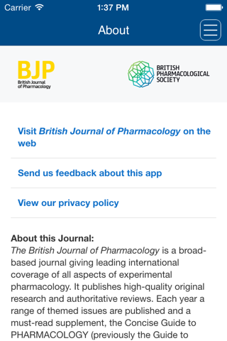 British Journal of Pharmacology screenshot 2