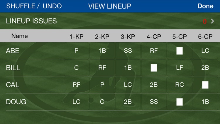 Play Ball Lineup  - Youth Baseball and Softball Lineup Maker screenshot-4