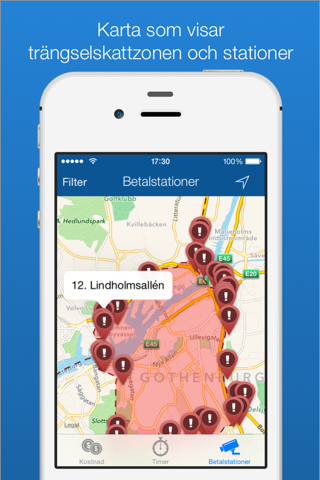 Trängselskatt Göteborg - Se aktuell kostnad just nu! screenshot 3