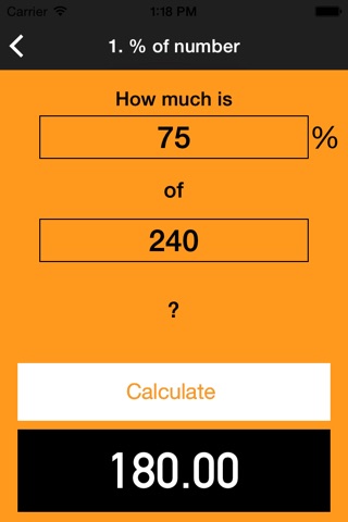 Percent Calculater Pro : number percentage math value change calculator screenshot 3
