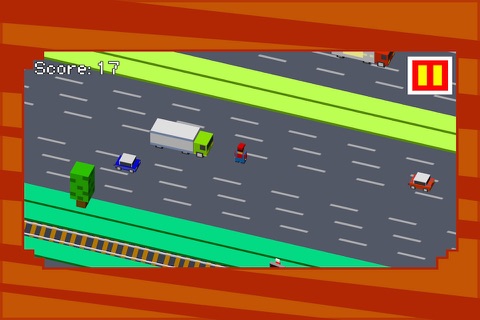 Retro Road Crossing screenshot 4