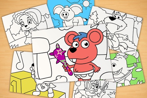 Kids Doodle Coloring Book - Paint And Draw screenshot 2