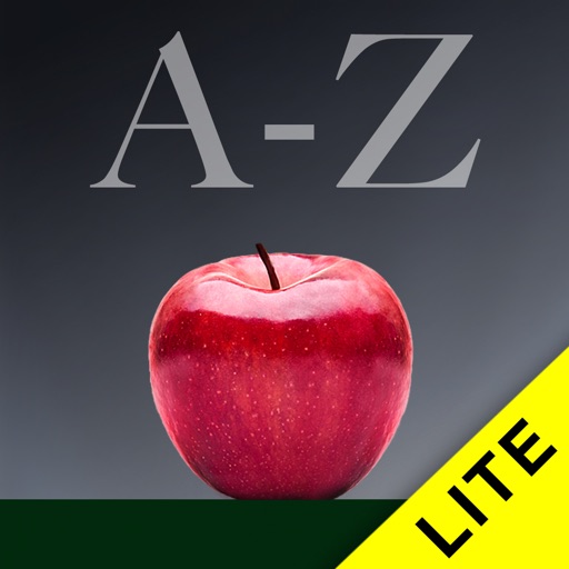 A-Z Food Nutrition Facts lite - Vitamins and minerals from groceries e.g. fruits, vegetables, seafood, meat,  poultry, legumes, salads, fats, nuts, dairy, herbs, etc.