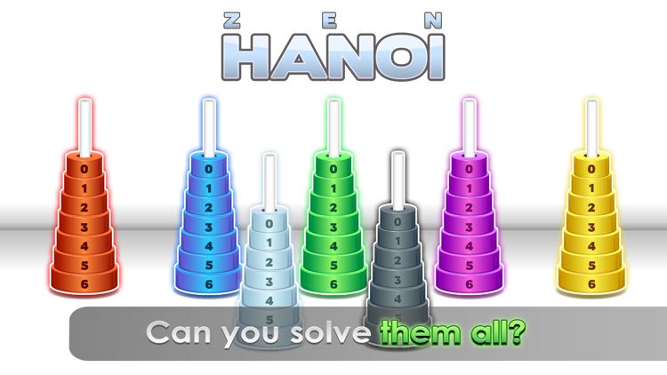 Zen Hanoi - Tower Game screenshot-3