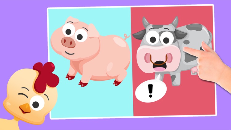 Play with Cartoon Farm Animals - The 1st Sound Game for a toddler and a whippersnapper free