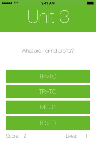 Economics Unit 3 Quiz screenshot 3