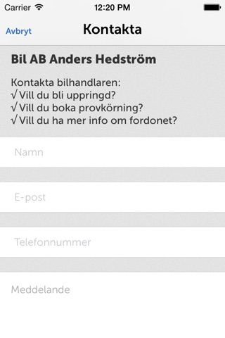 Bil AB Anders Hedström screenshot 3