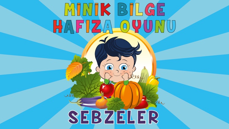 Learn Turkish with Little Genius - Matching Game - Vegetables