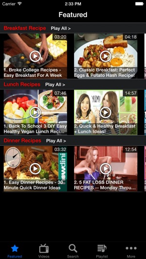 BLD Recipes - Breakfast Lunch Dinner Recipe Videos Free(圖1)-速報App