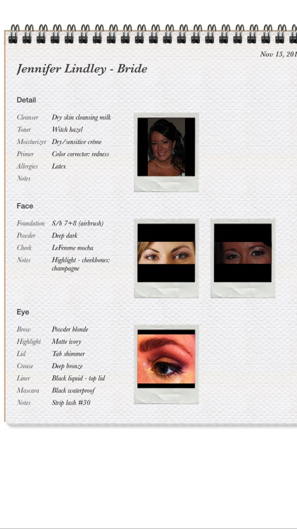 Face Charts - Continuity Software