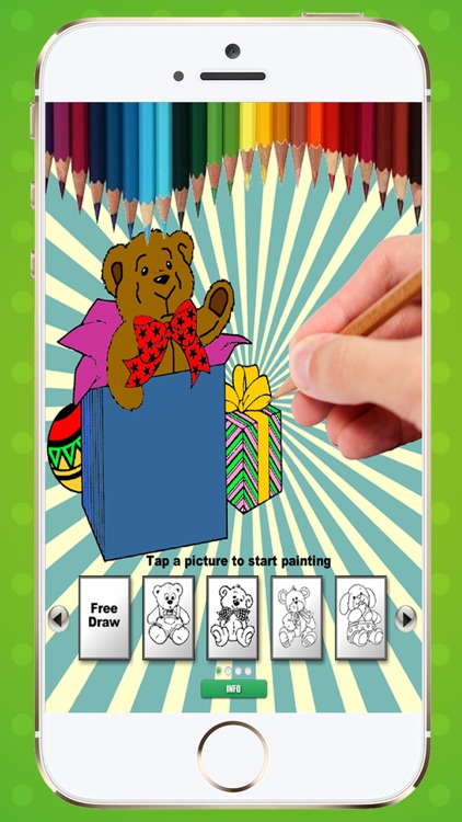 Coloring Book Teddy Bear