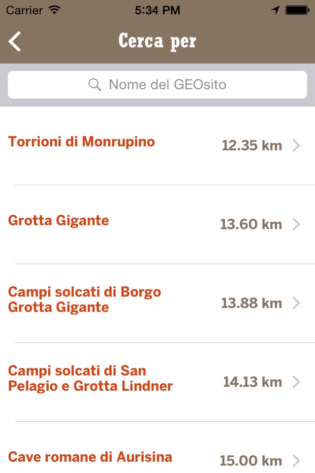 I GEOsiti del Friuli Venezia Giulia - GEOsiti FVG screenshot 3
