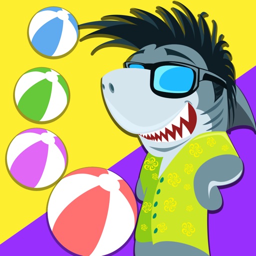 Funky Shark Bubble Beach Mania Pro - marble shooting puzzle game icon