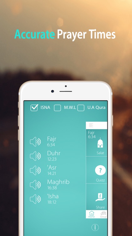 Be Muslim: Prayer times