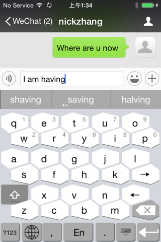 Cellular Big Keyboard screenshot 2