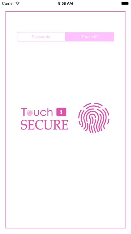 Touch Secure Notepad - Pink Edition
