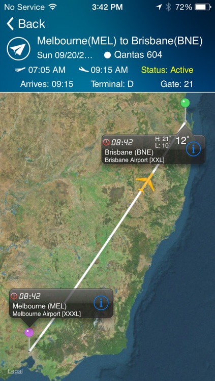 Brisbane Airport Pro (BNE) Flight Tracker - all Australian airports