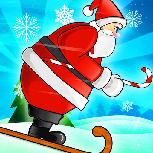 Skiing Santa Challenge Icon