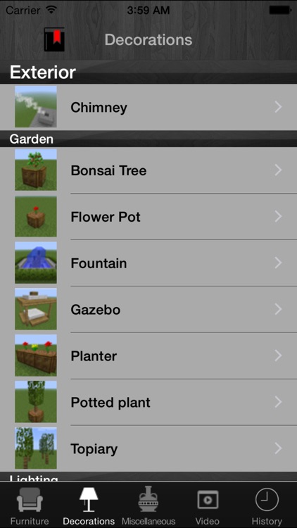 Furniture Guide For Minecraft ( Universal )--Free Edition