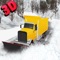 Snow Plow Truck Driver 3D Simulator - Drive snowblower to clear up ice and excavate the snow with excavator