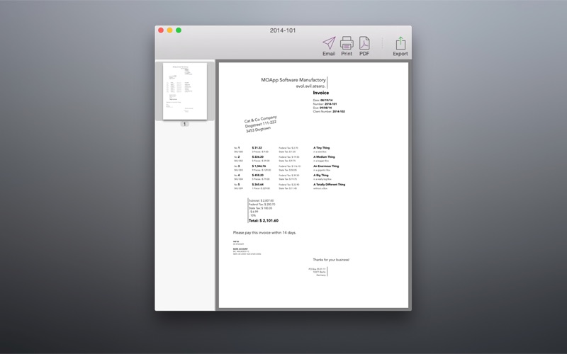Bill free - Invoicing made painless and fun thumbnail 4