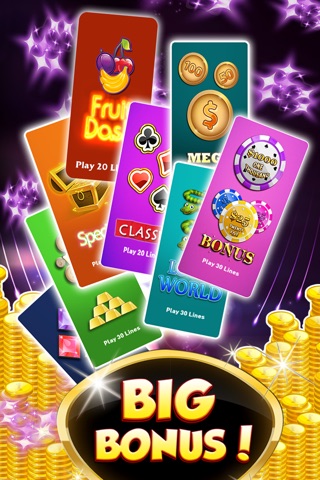 Vegas Slots Of Heart's Casino - play lucky boardwalk favorites grand poker and more screenshot 3