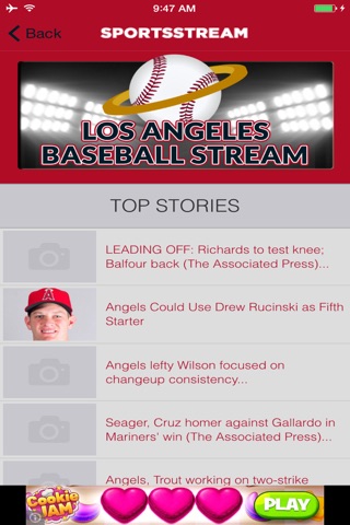 LOS ANGELES BASEBALL STREAM screenshot 3