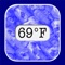 Temperature Style displays the current outside temperature based on your location
