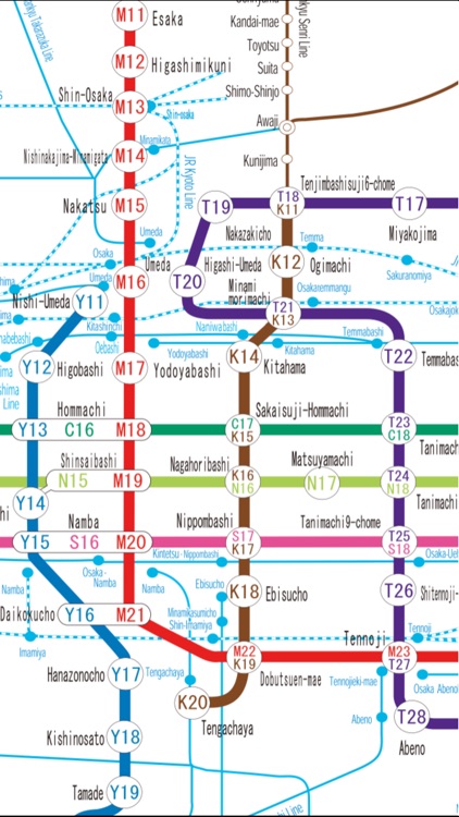 Osaka and Kyoto travel guide and offline map metro subway travel maps ...