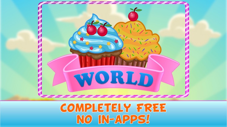 Kids Fun Cupcake Match It! Game - Cupcake World Match It! Games Edition