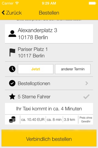 Taxi Berlin screenshot 2