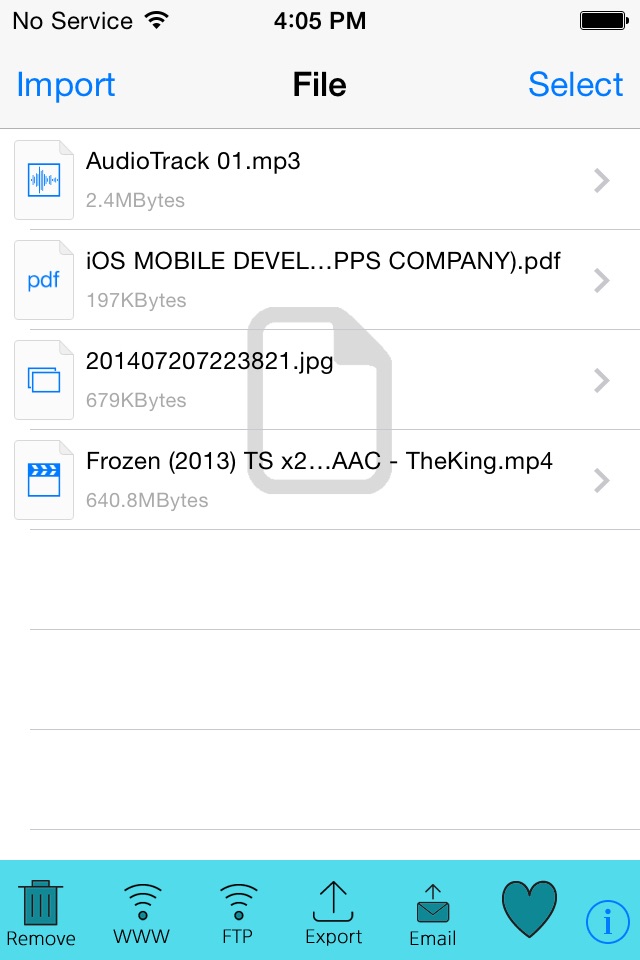 WiFi File Drive screenshot 2