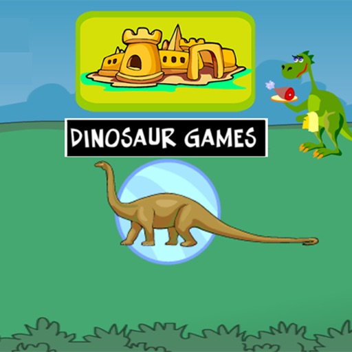 Dinosaur games puzzle family people game iOS App