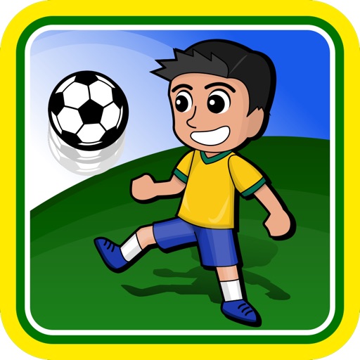 Embaixadinha de Futebol - A Brazil Soccer Flick Kick Freestyle Game icon