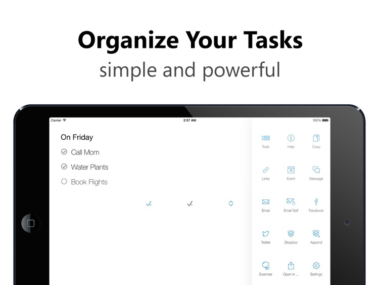 Quick Drafts for iPad - Notes, Tasks and Shopping List