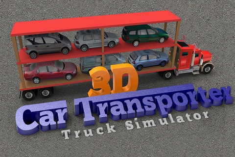 3D Car Transporter Truck Simulator - Real parking and trucker simulation game screenshot 4
