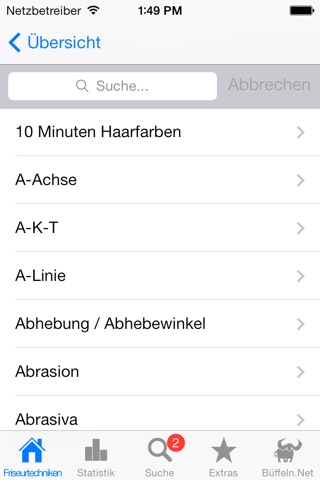 Friseurtechniken screenshot 2