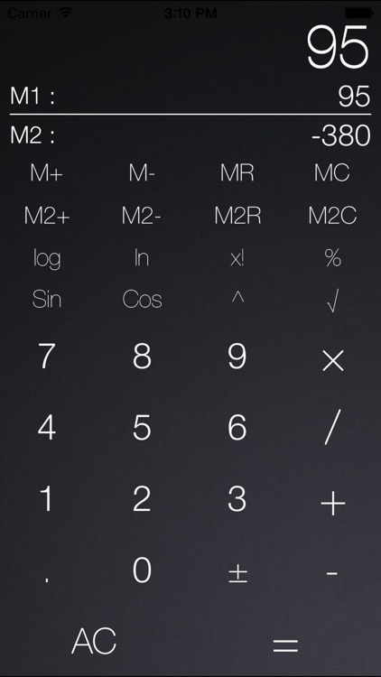 Two Memory Calculator 2