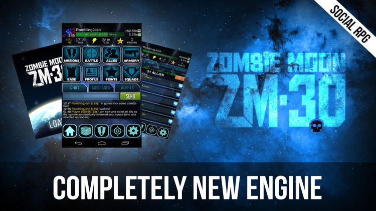 Zombie Moon – Space Marines vs Undead Zombies - Dark Future Social RPG. FREE.