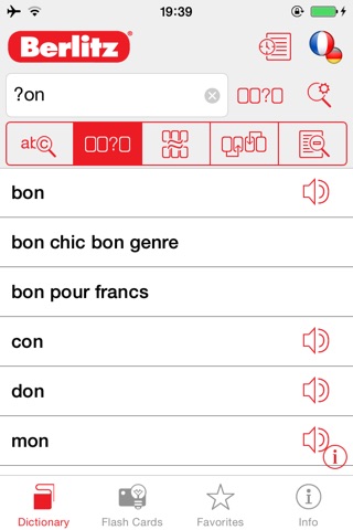 German <-> French Berlitz Mini Talking Dictionary screenshot 2