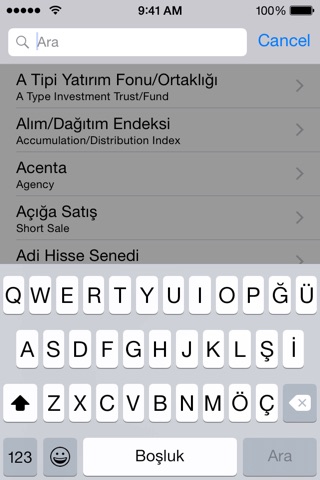 Finans Sözlüğü screenshot 3