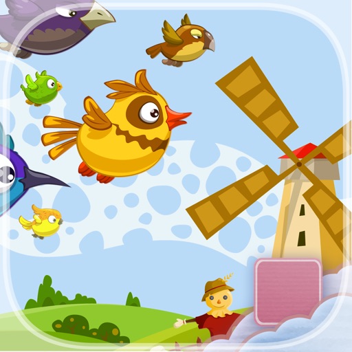 Birds On Top Sky Block - FREE - Flappy Charge Farm Strategy Game