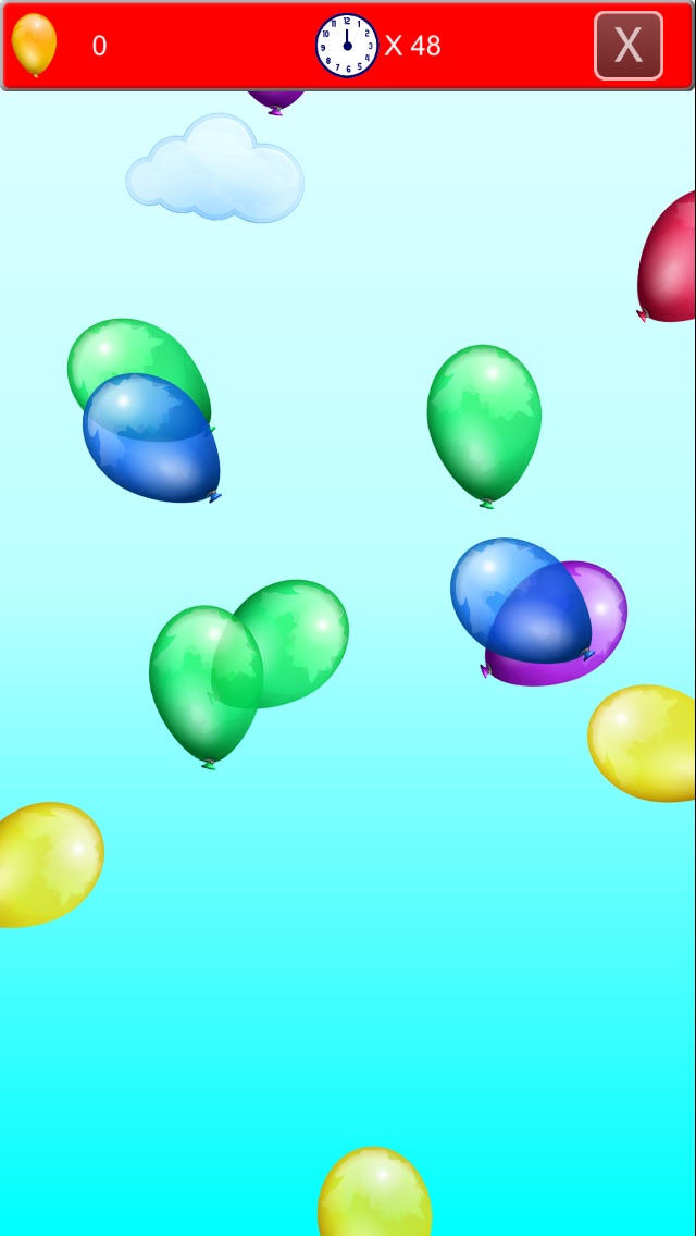 bubble shooter game popping balloons