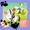 Animated Shadow Puzzle: Funny Game-s For Small Kid-s with Happy Farm Animal-s