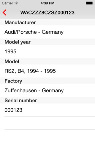 Audi Decoder screenshot 3