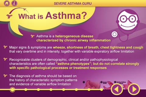 Severe Asthma Guru for iPhone screenshot 2