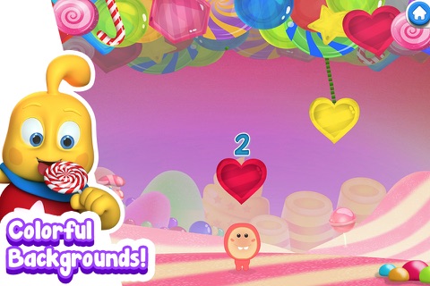 Candy Shapes Matching Puzzle Game - Fundamental Skills for Babies Series FREE screenshot 2